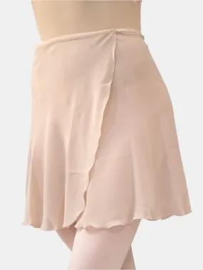 Beige Wrap Short Dance Skirt MP345