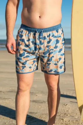 Burlebo Rockport Camo Swim Trunks