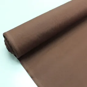 Chocolate Brown Cotton Poplin