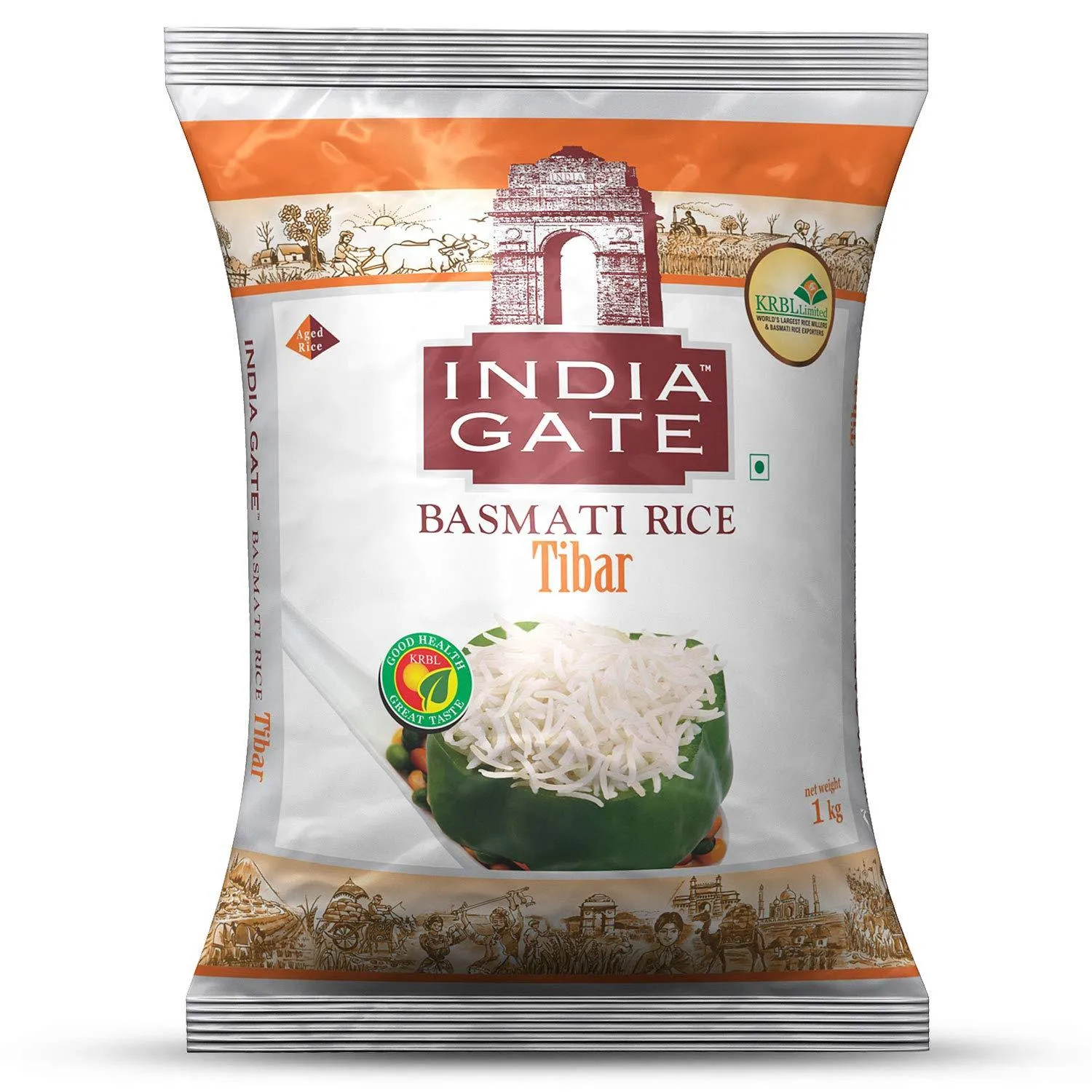 India Gate Basmati Rice - Tibar 1 kg