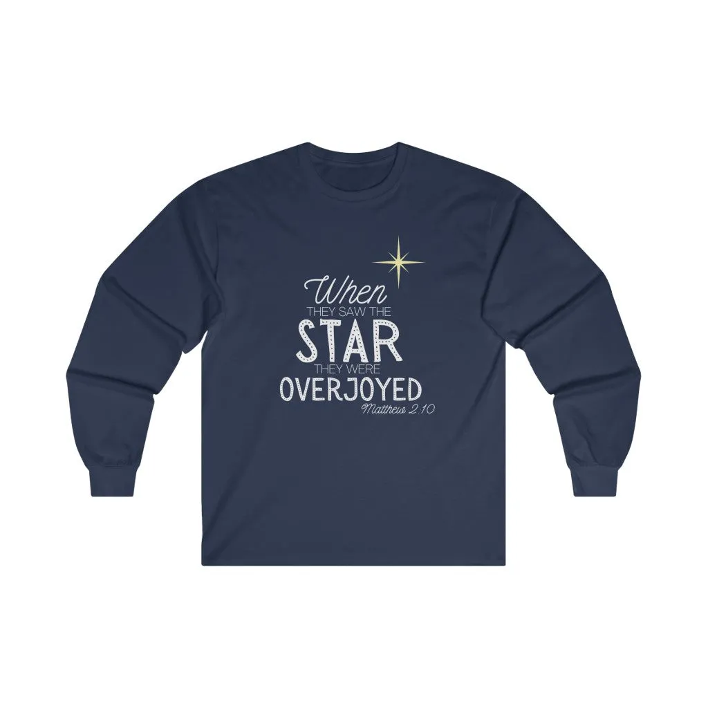 Matthew 2:10 Star - Ultra Cotton Long Sleeve Tee