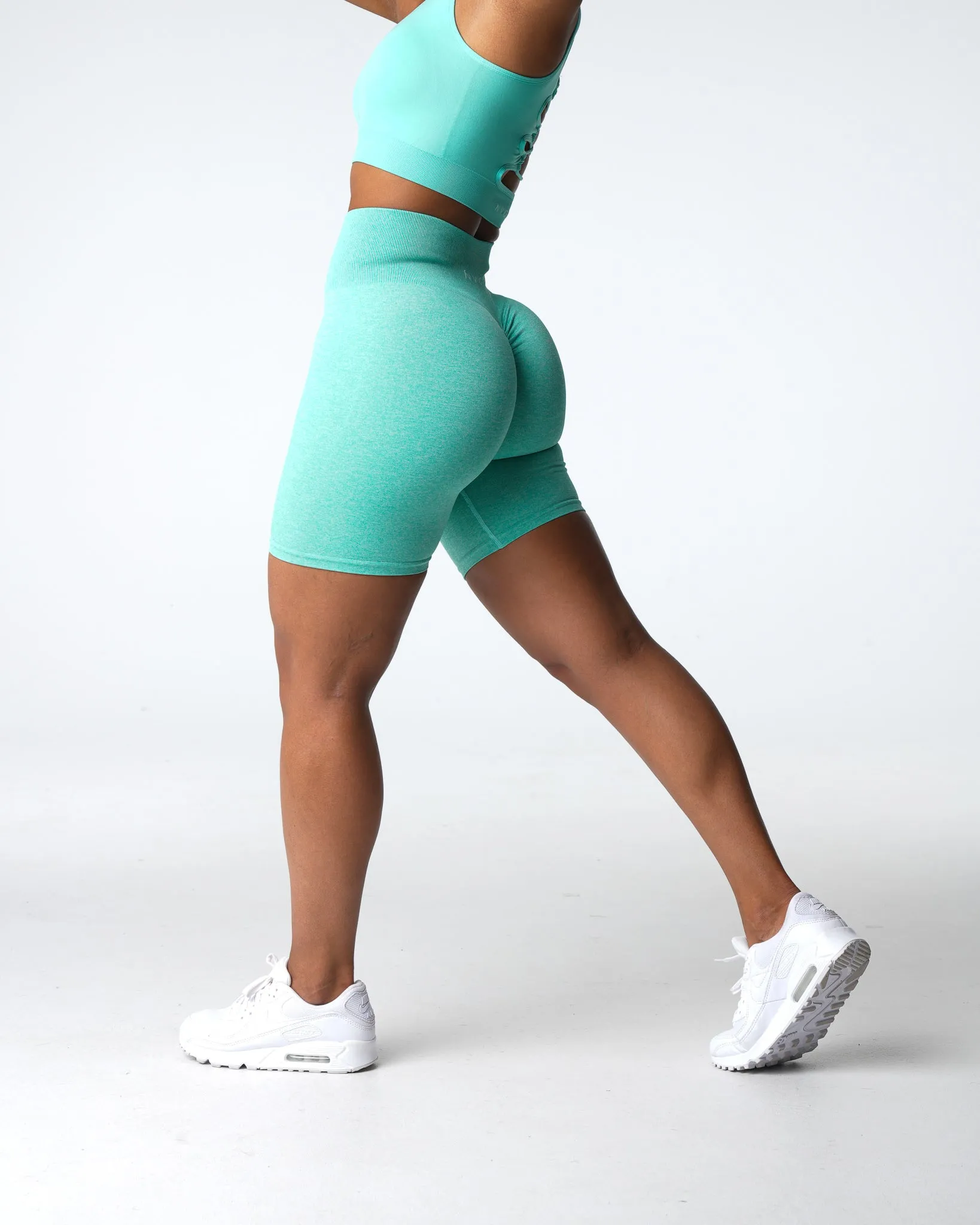 Mint Scrunch Seamless Shorts