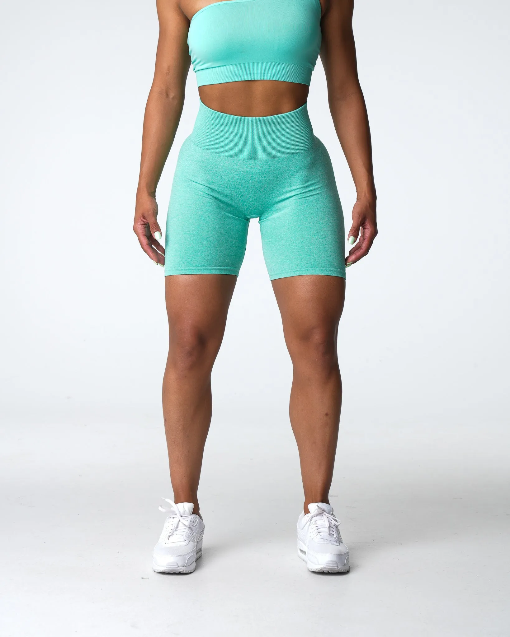 Mint Scrunch Seamless Shorts