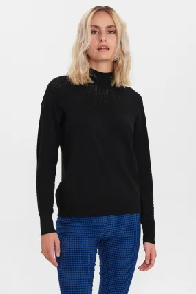 NUCAMELA PULLOVER - Caviar