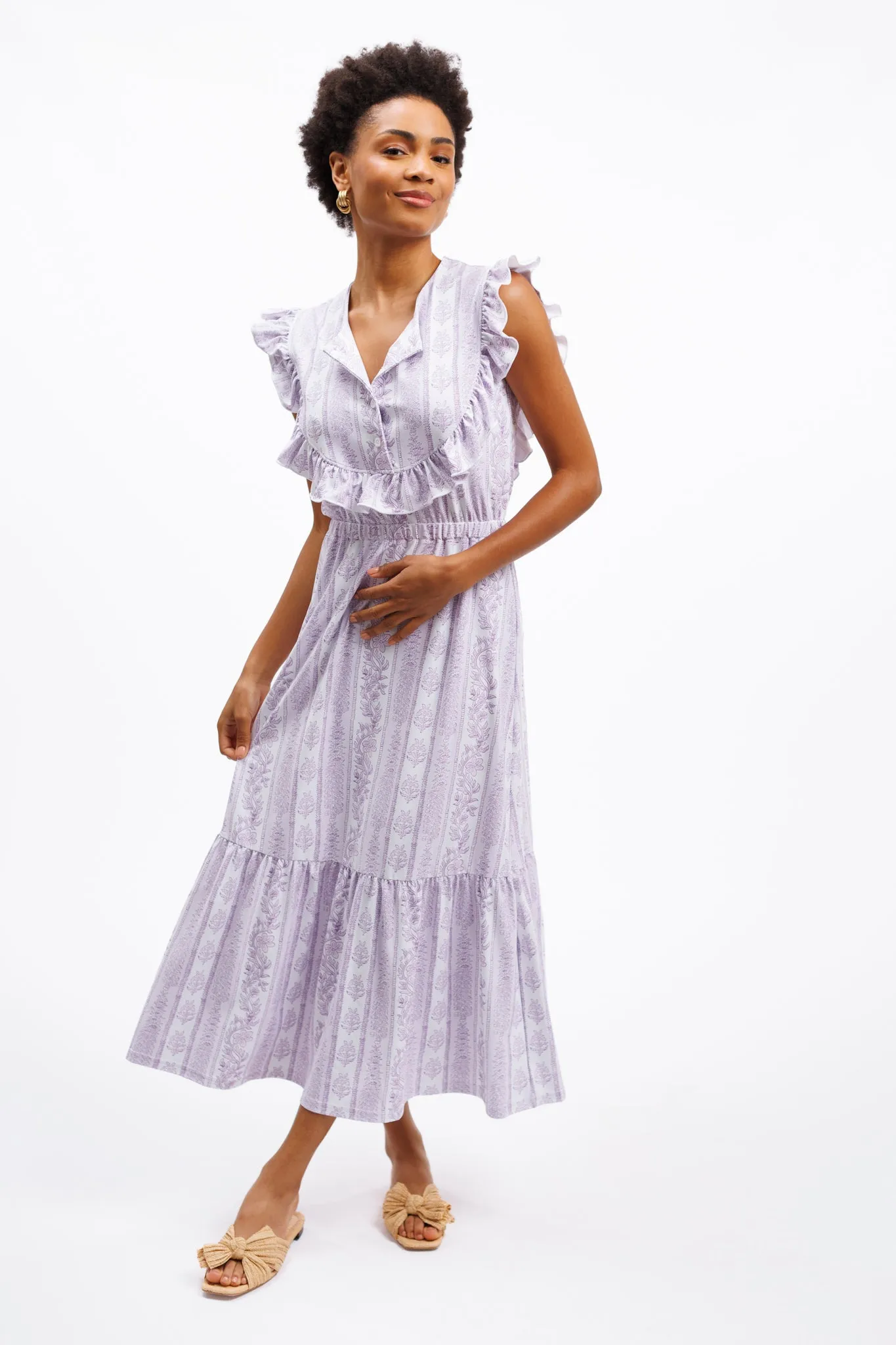 The Loretta Dress - Lavender Haze