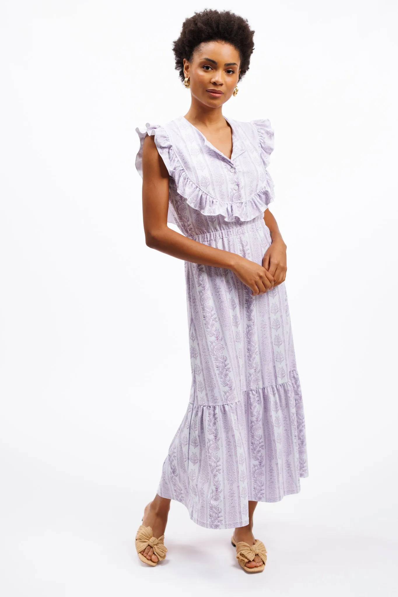 The Loretta Dress - Lavender Haze