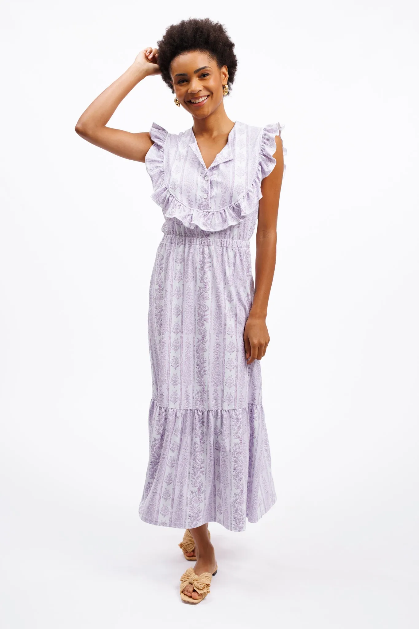 The Loretta Dress - Lavender Haze